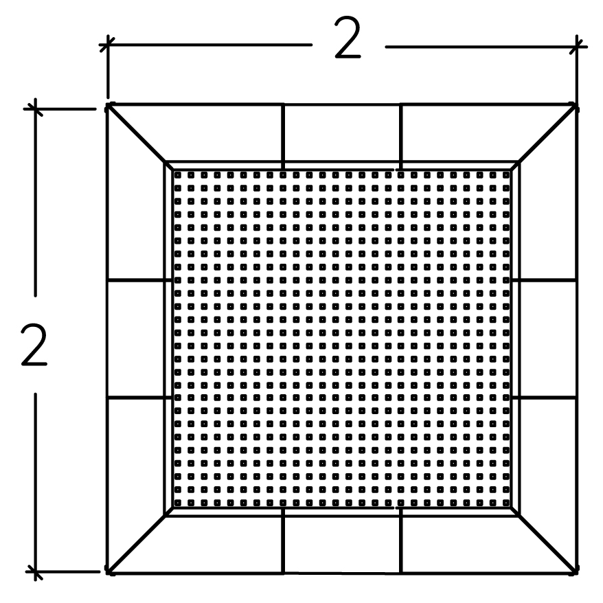 R34-ETP-500 Áreas de juegos acti’fun trampolines imagen vista lateral